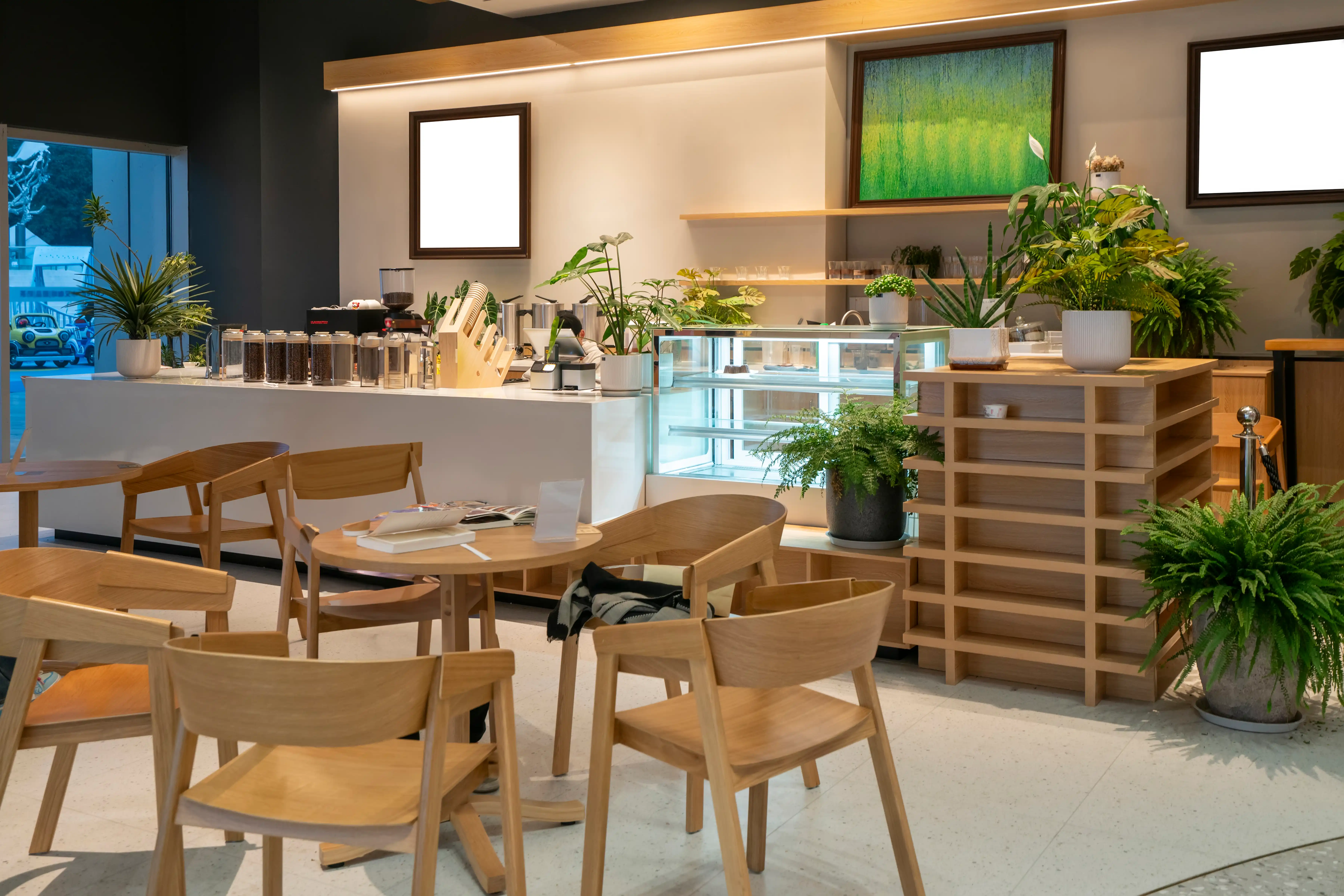 Cafeteria, Pantry & Lounge Areas